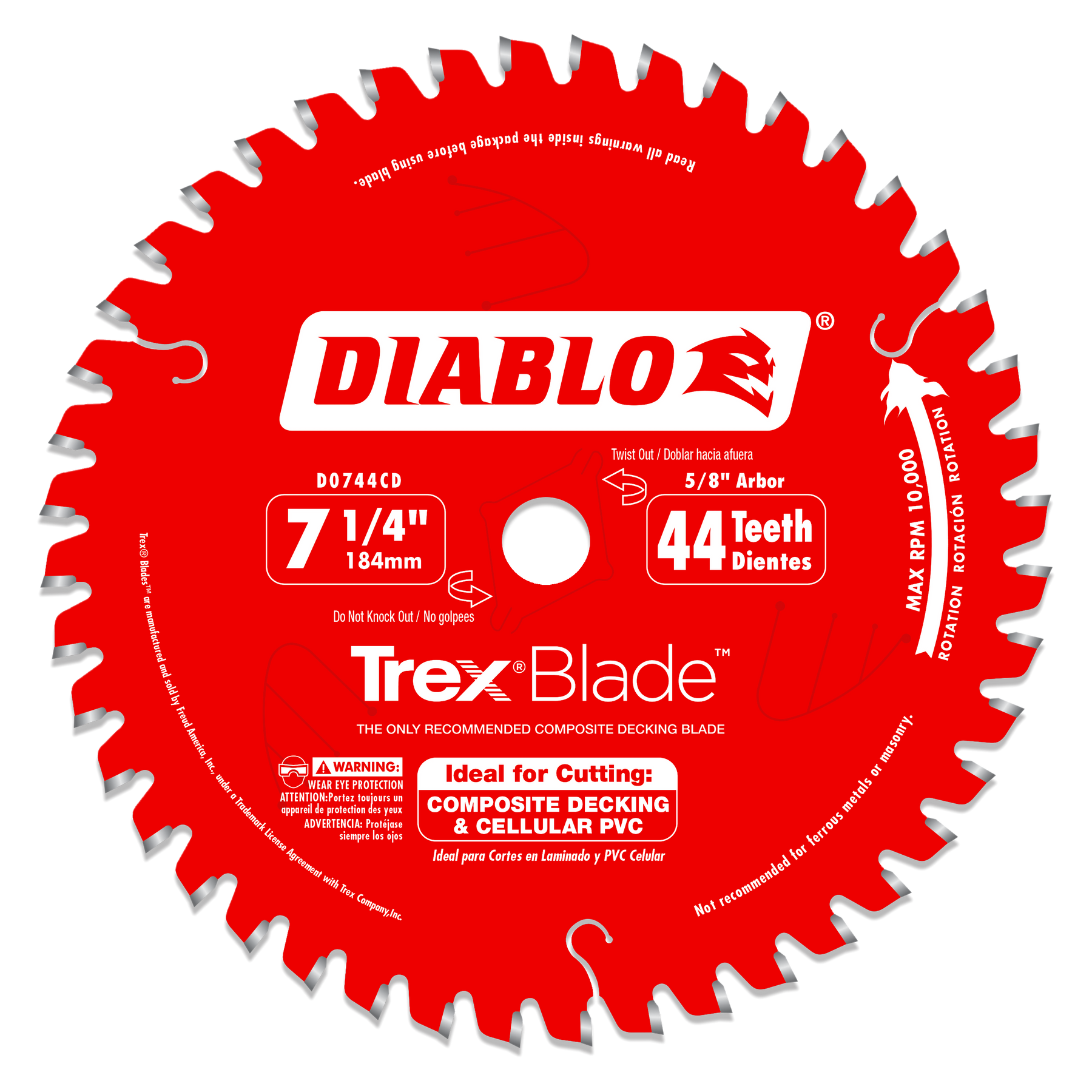 Diablo Composite Material/Plastics TrexBlade