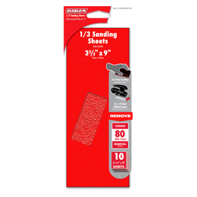 Diablo 1/3 Sheet (9 in. x 3-2/3 in.) Sanding Sheet