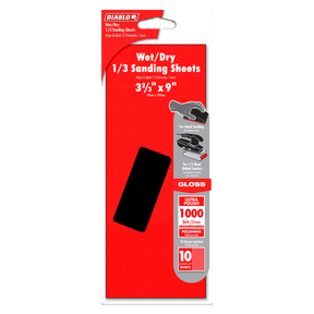 Diablo Wet/Dry 1/3 Sheet (3-2/3 in x 9 in.) Sanding Sheet