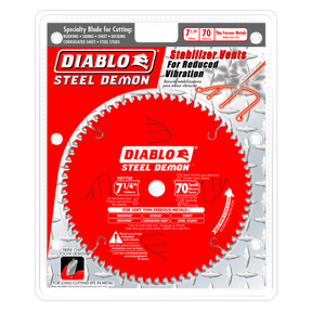 Diablo Steel Demon Carbide-Tipped Saw Blade for Thin Metal