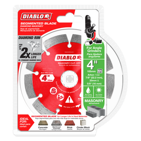 Diablo Diamond Segmented Cut-Off Discs for Masonry