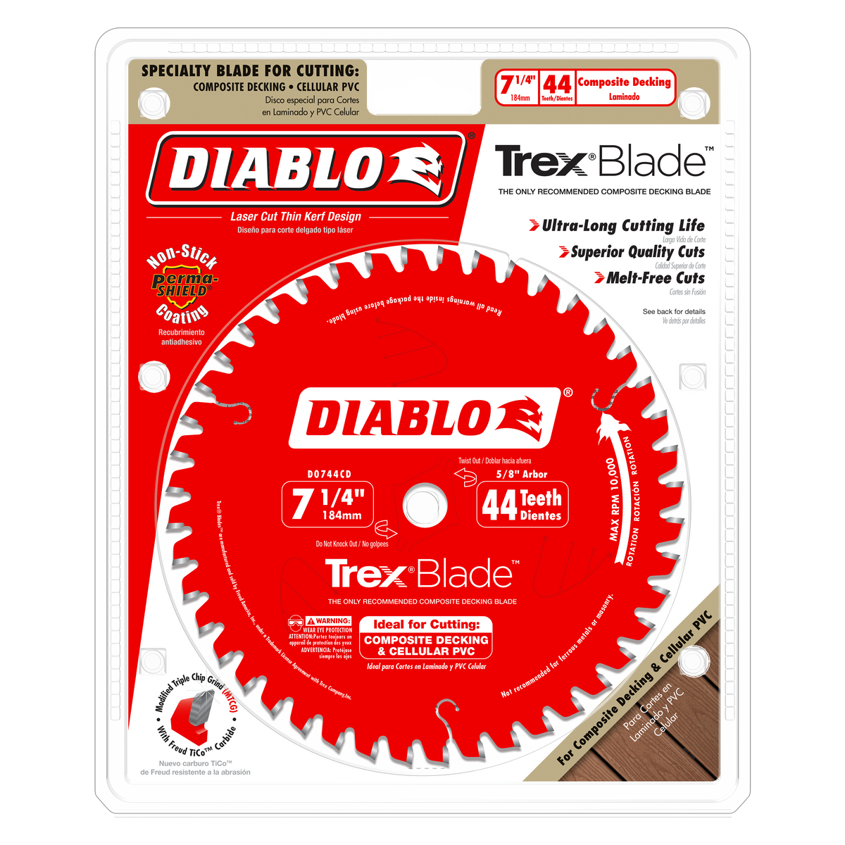 Diablo Composite Material/Plastics TrexBlade