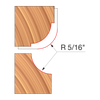 Freud Combination Convex & Concave Cutters Cutterheads