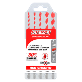 Diablo SPEEDemon™ Red Granite Carbide Tipped Hammer Drill Bit