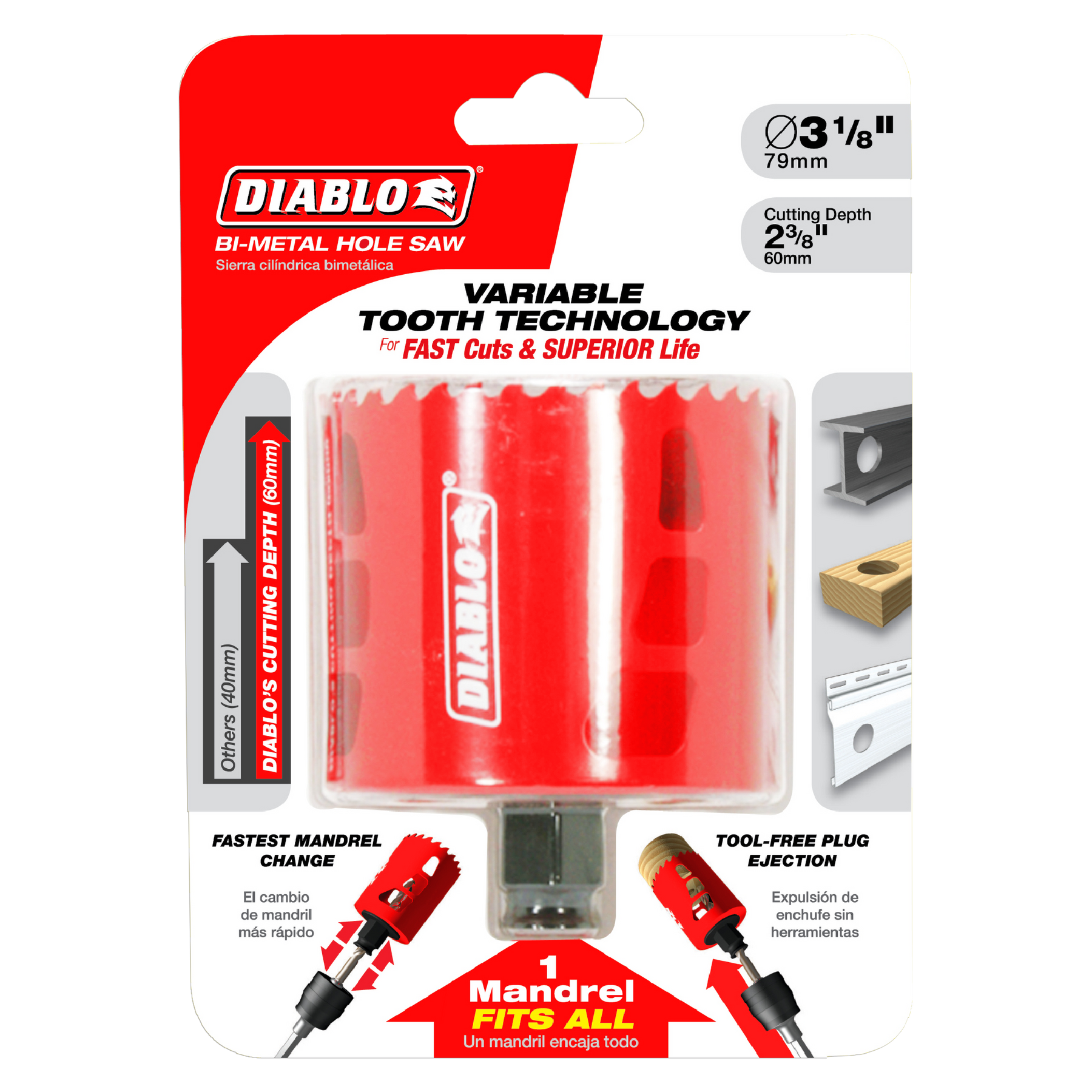 Diablo Bi-Metal Hole Saw