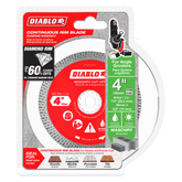Diablo Diamond Continuous Rim Cut-Off Discs for Masonry