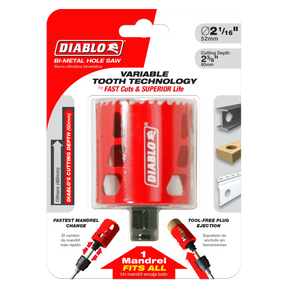 Diablo Bi-Metal Hole Saw