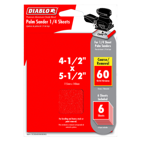 Diablo 4-1/2 in. x 5-1/2 in. Palm Sander 1/4 Sheet