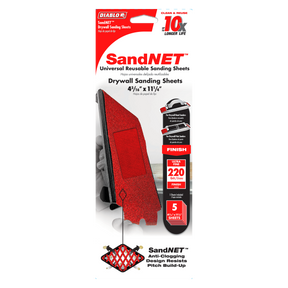 Diablo 4-3/16 in. x 11-1/4 in. SandNET™ Reusable Drywall Sanding Sheet