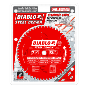 Diablo Steel Demon Carbide-Tipped Saw Blade for Thin Metal