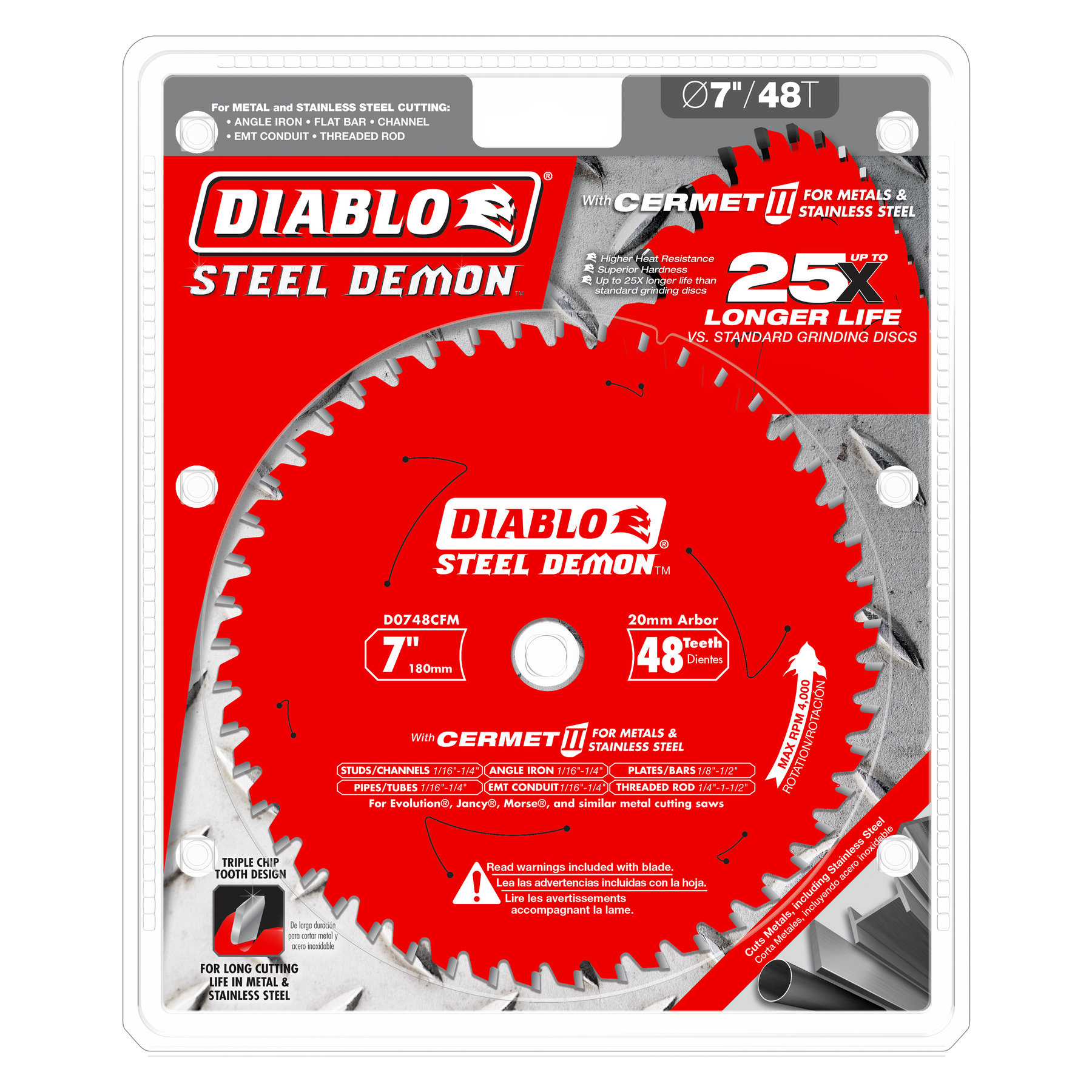 Diablo Steel Demon Carbide-Tipped Saw Blade for Medium Metal