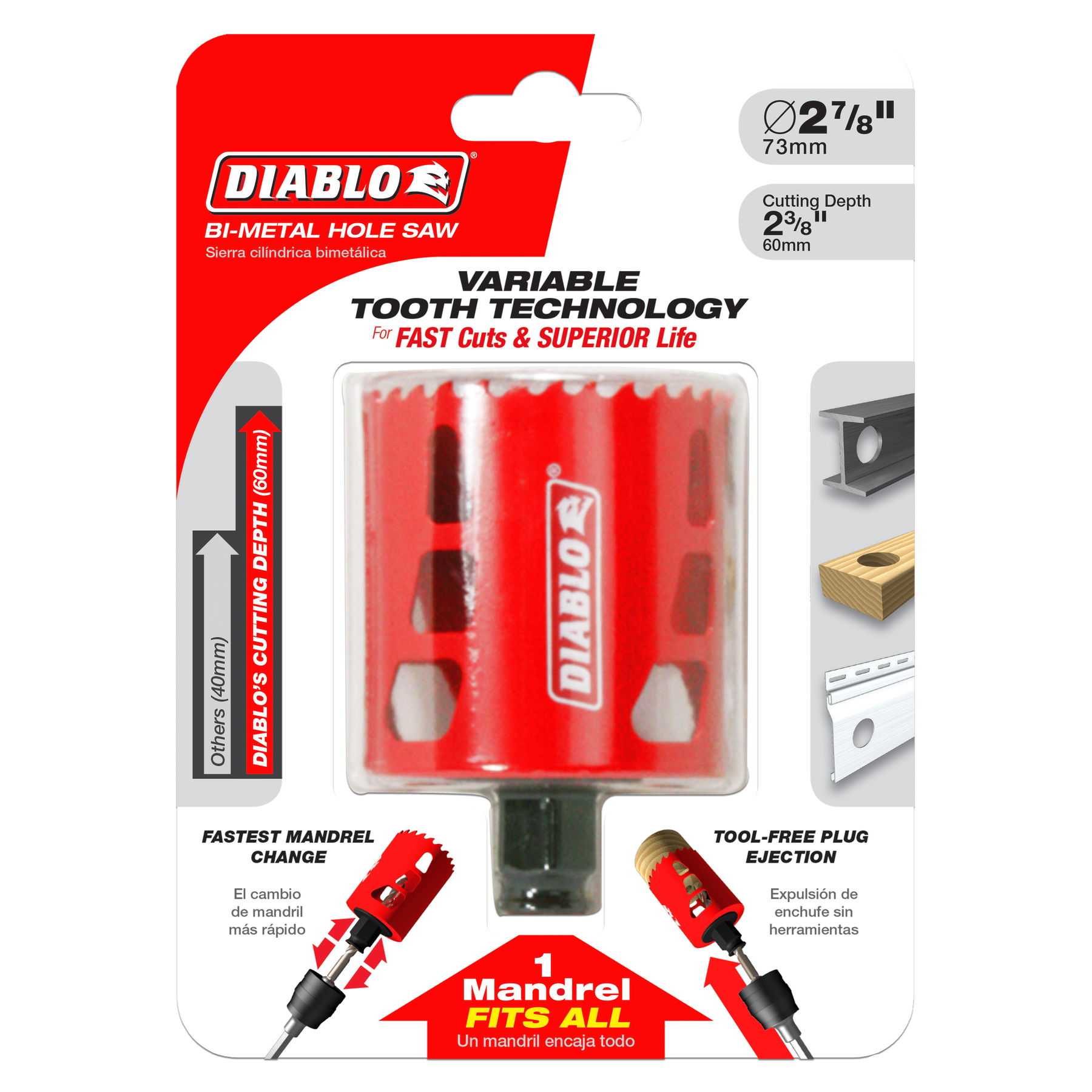 Diablo Bi-Metal Hole Saw