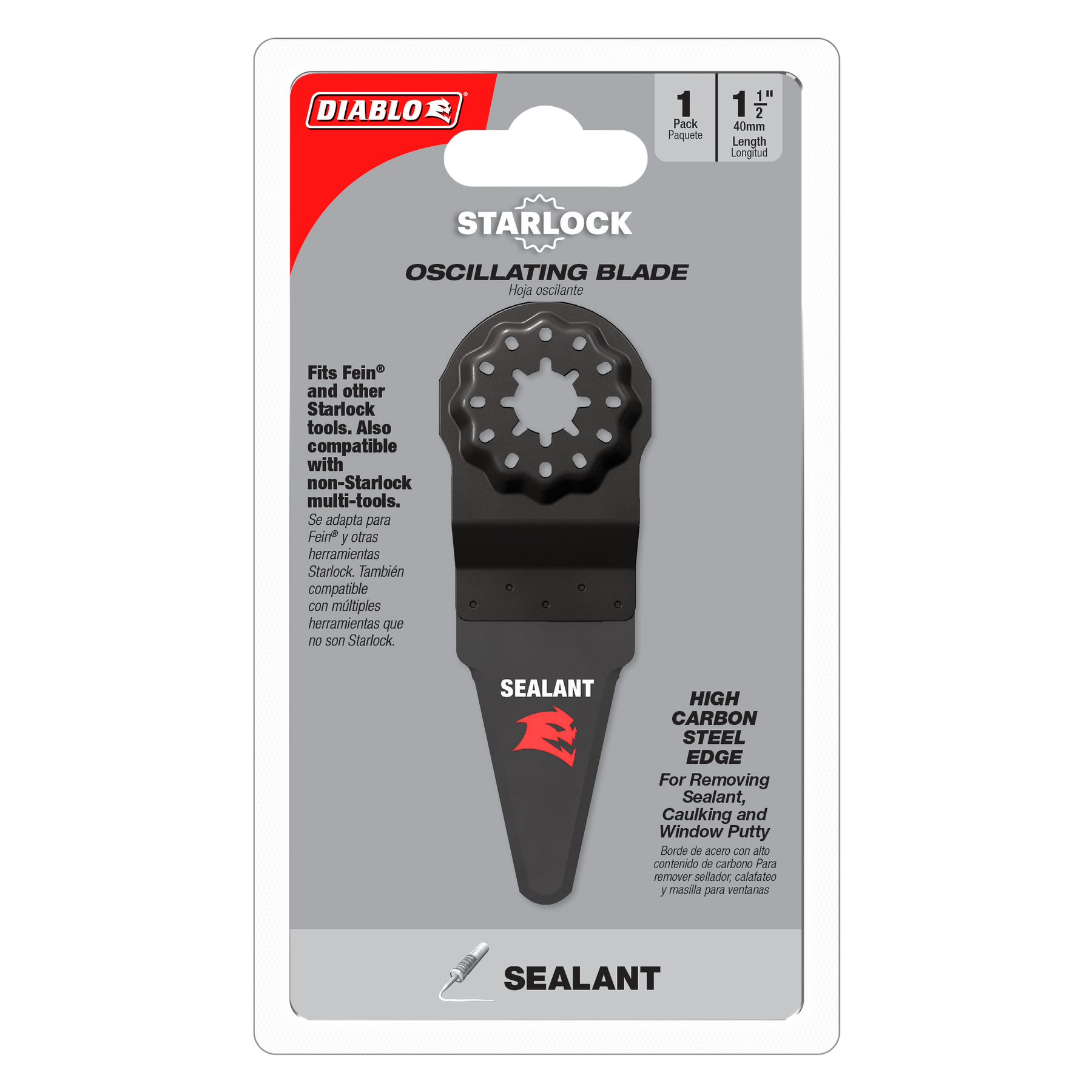 Diablo  High Carbon Steel Oscillating Blade for Sealant Removal