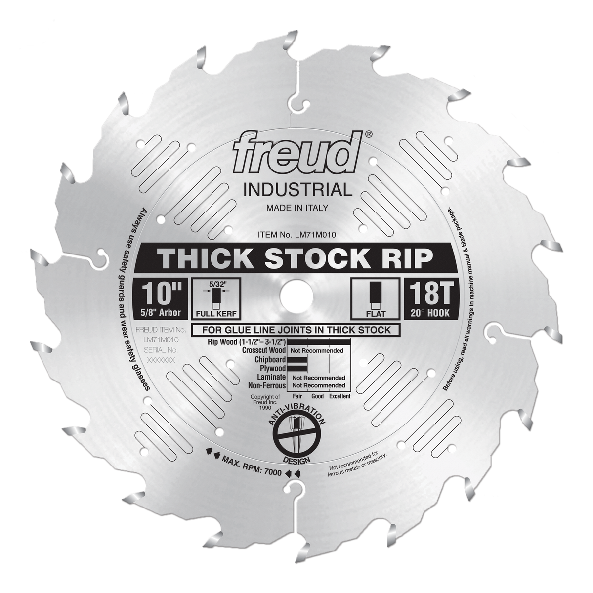 Freud Thick Stock Ripping Saw Blades