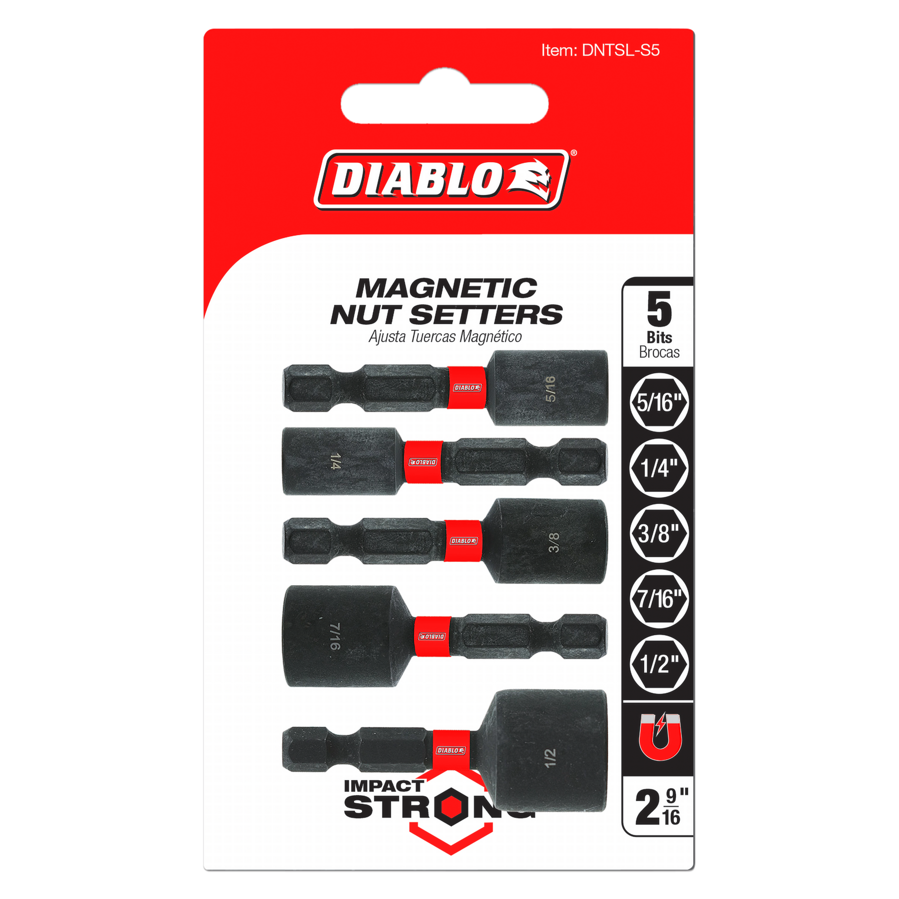 Diablo Magnetic Nut Setter Assorted Pack