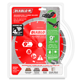Diablo Diamond Segmented Turbo Cut-Off Discs for Masonry