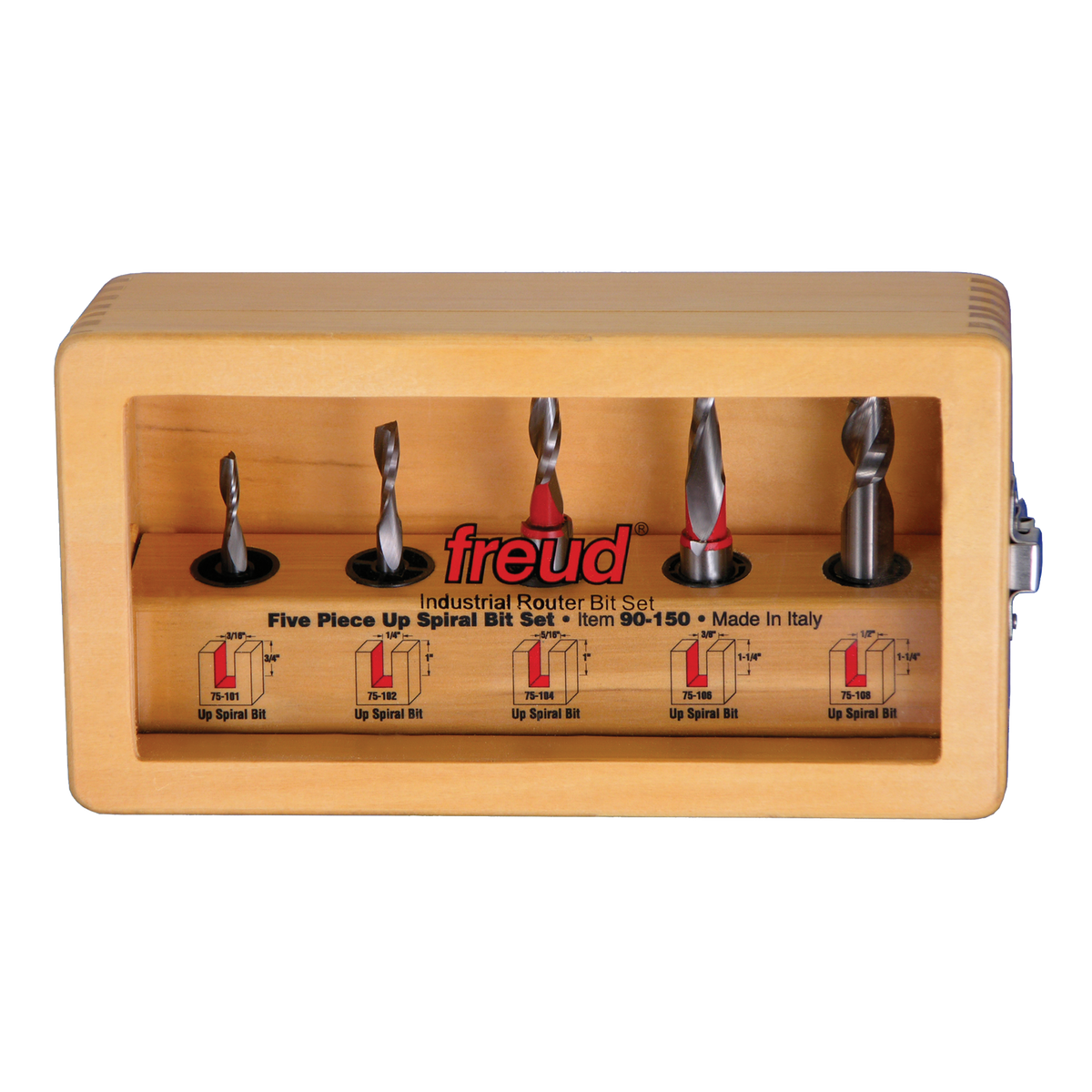 Freud Straight/Spiral Bit Sets Router Bits