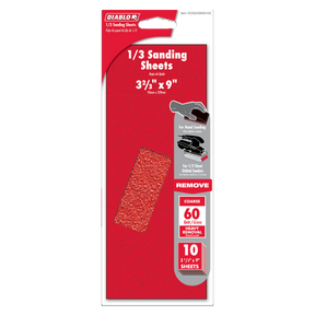 Diablo 1/3 Sheet (9 in. x 3-2/3 in.) Sanding Sheet