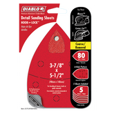 Diablo 3-7/8 in. x 5-1/2 in. CAT/Mouse Hook & Lock™ Detail Sanding Sheets