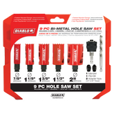 Diablo Bi-Metal Hole Saw Set