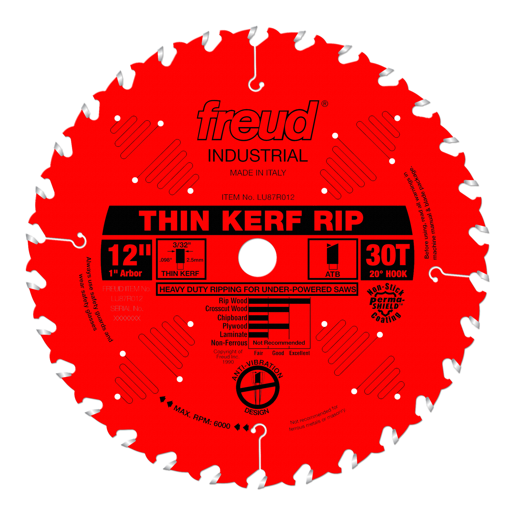 Freud Industrial Ripping (Thin Kerf) Saw Blades