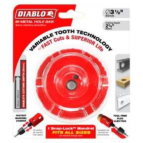 Diablo Bi-Metal Hole Saw