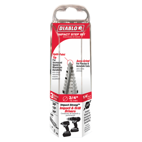 Diablo Impact Step Drill Bit