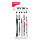 Diablo T-Shank Jig Saw Blade Set for Wood & Metal