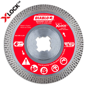 Diablo Diamond Continuous Rim Cut-Off Discs for Masonry