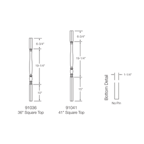 Bordeaux 910 Baluster