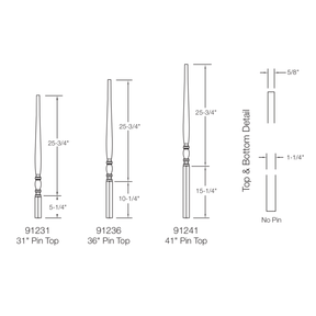 Bordeaux 912 Baluster