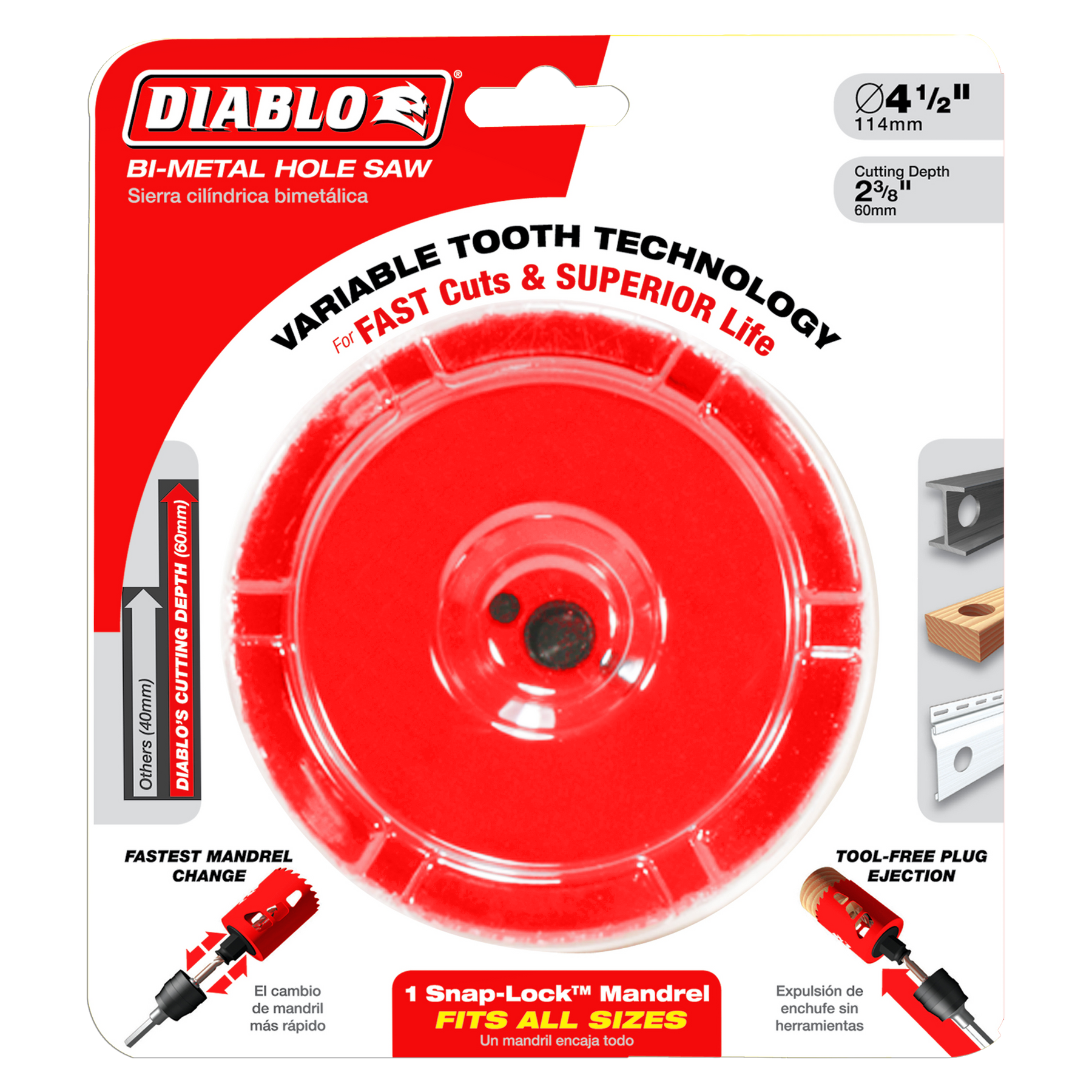 Diablo Bi-Metal Hole Saw