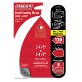 Diablo 3-7/8 in. x 5-1/2 in. CAT/Mouse Hook & Lock™ Detail Sanding Sheets
