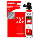 Diablo 4-1/2 in. x 4-1/2 in. StickFast™ Palm Sander 1/4 Sheet