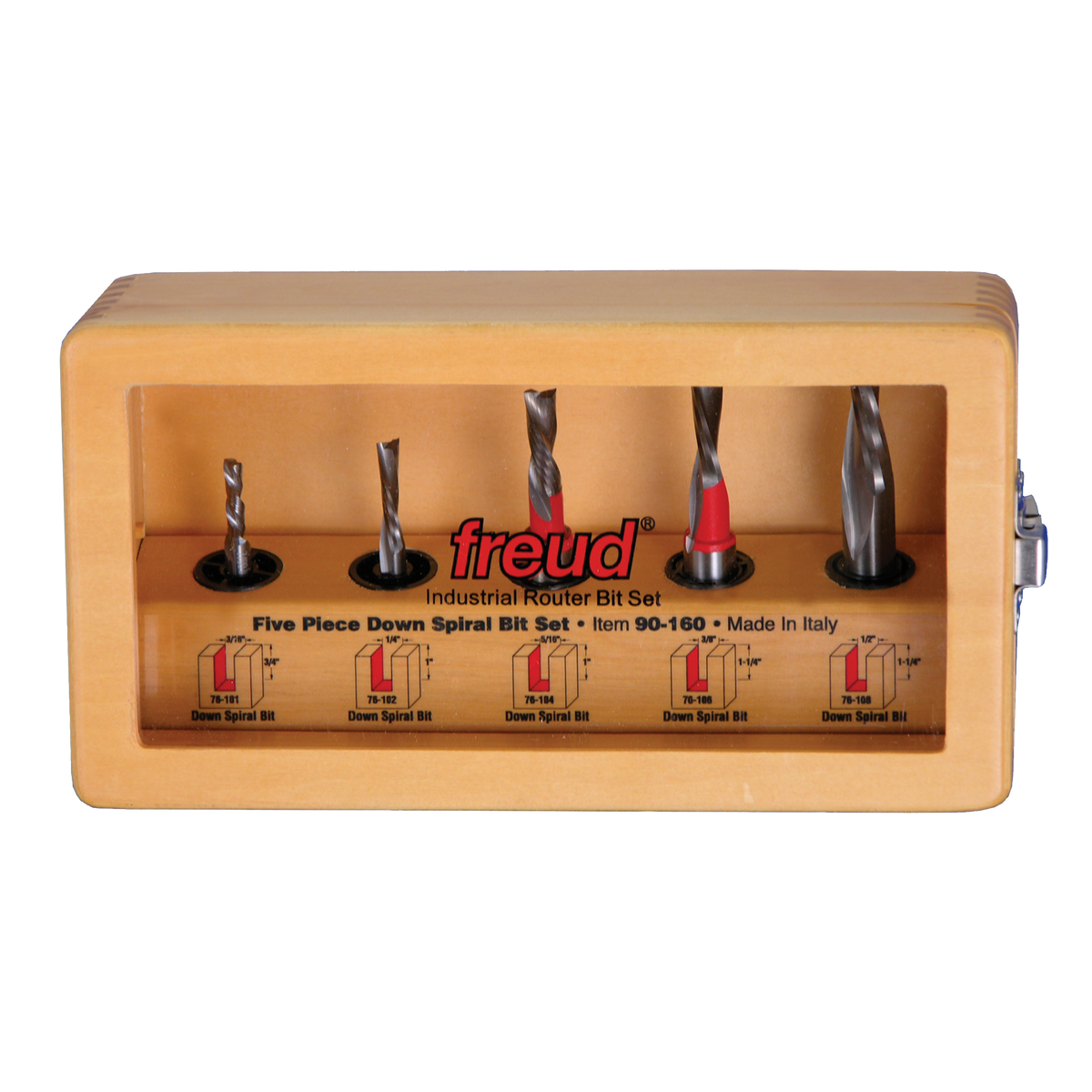 Freud Straight/Spiral Bit Sets Router Bits