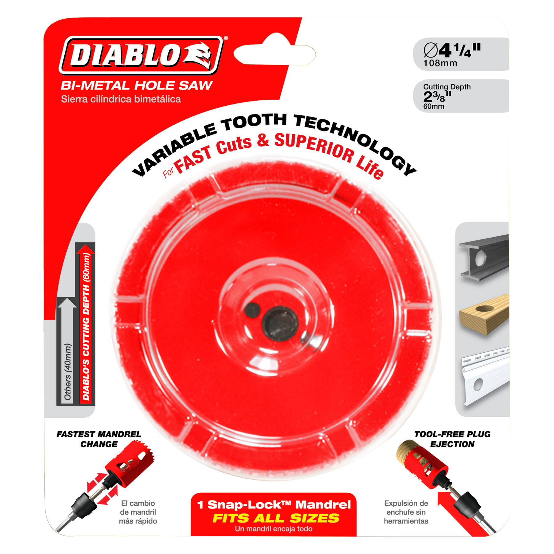 Diablo Bi-Metal Hole Saw