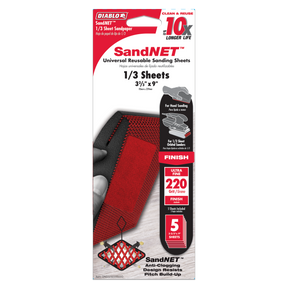 Diablo 1/3 Sheet (9 in. x 3-2/3 in.) SandNET™ Universal Reusable Sanding Sheet