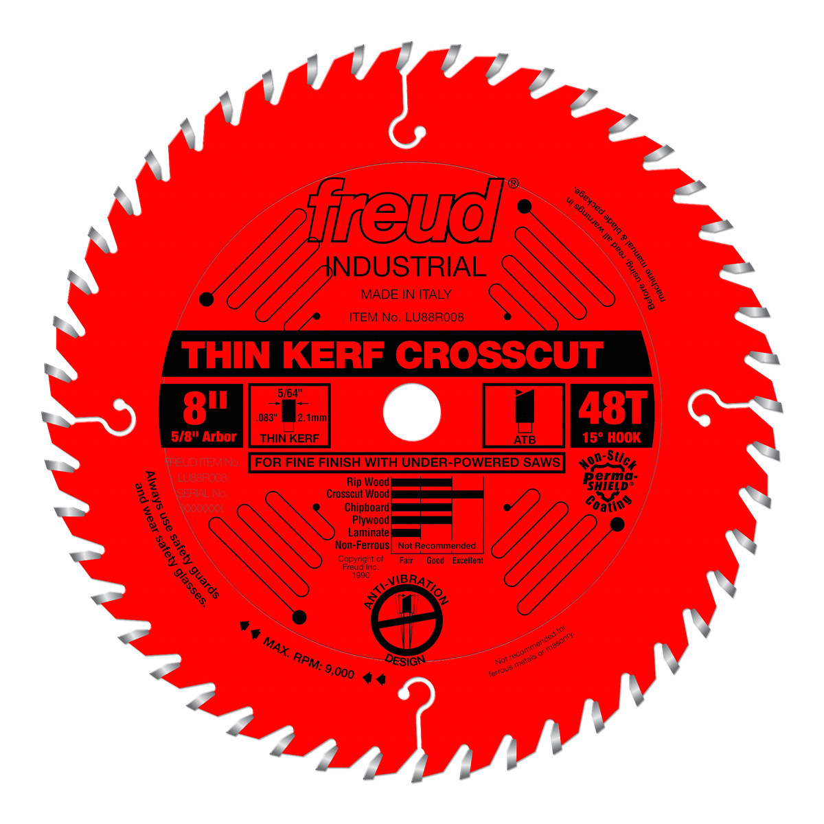 Freud Fine Finish Crosscutting (Thin Kerf) Saw Blades