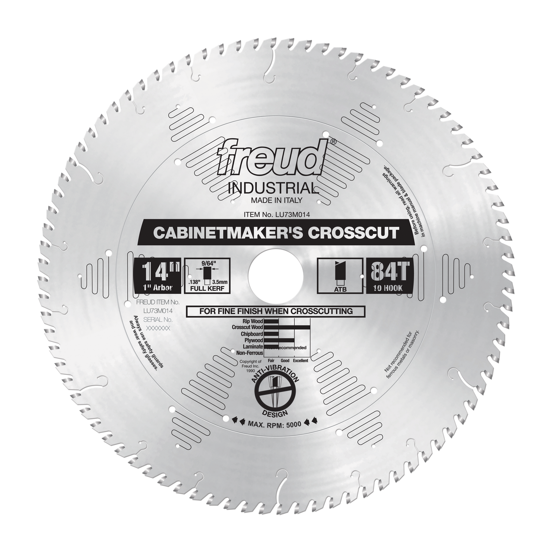 Freud Cabinetmaker’s Crosscutting Saw Blades