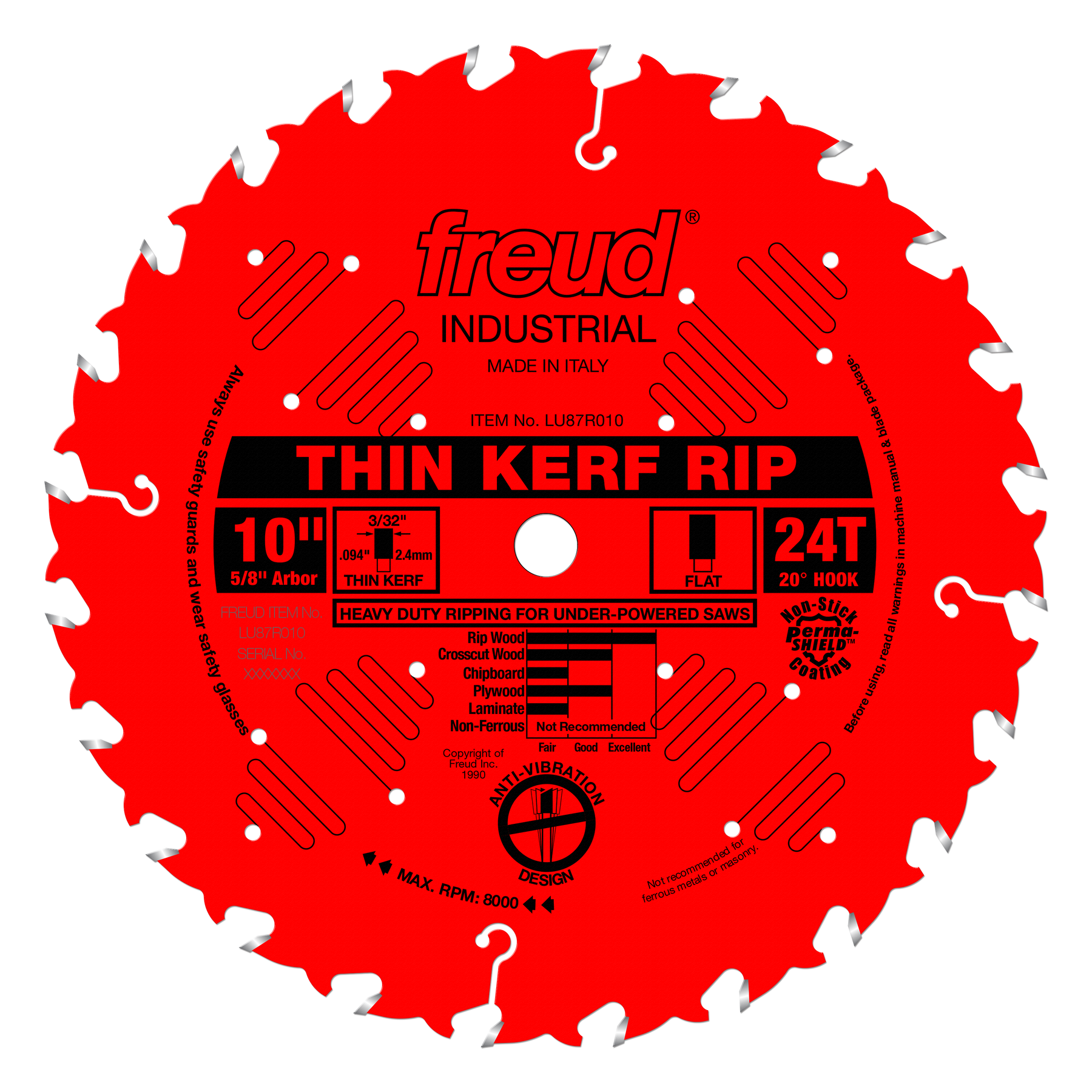 Freud Industrial Ripping (Thin Kerf) Saw Blades