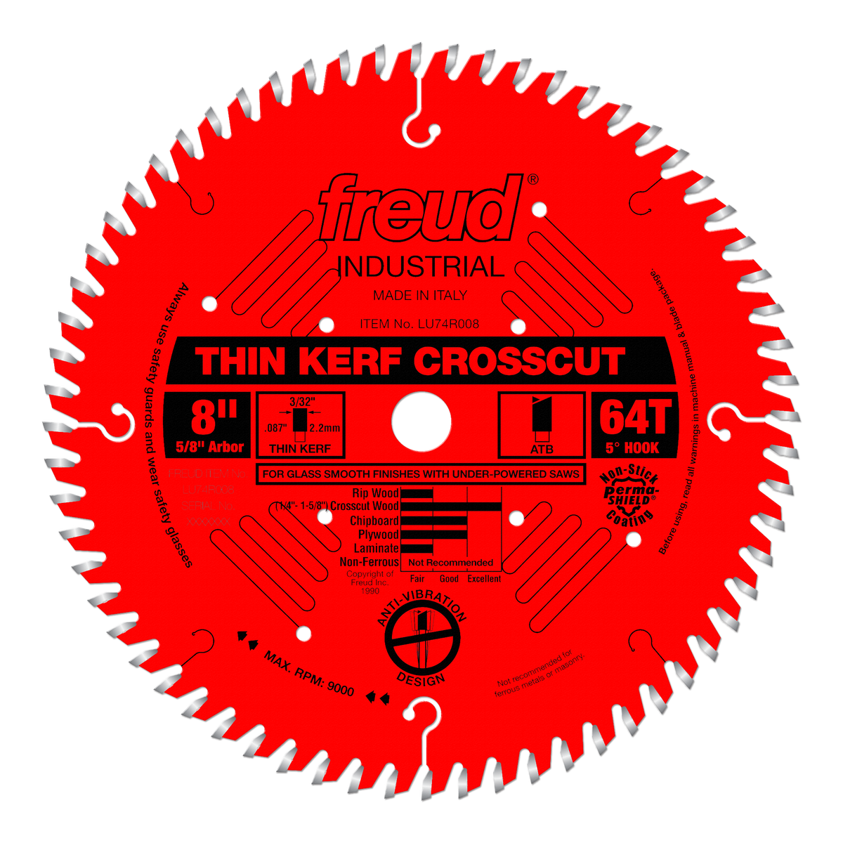 Freud Ultimate Cut-Off  (Thin Kerf) Saw Blades