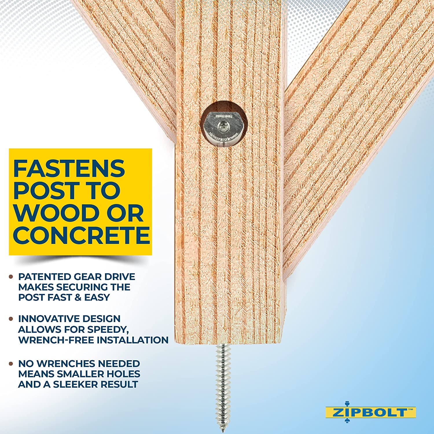 Zipbolt Super UT Post Fastener