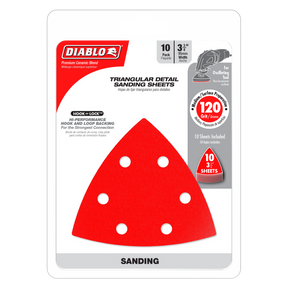 Diablo 3-3/4 in. Oscillating Detail Triangle Sanding Sheets