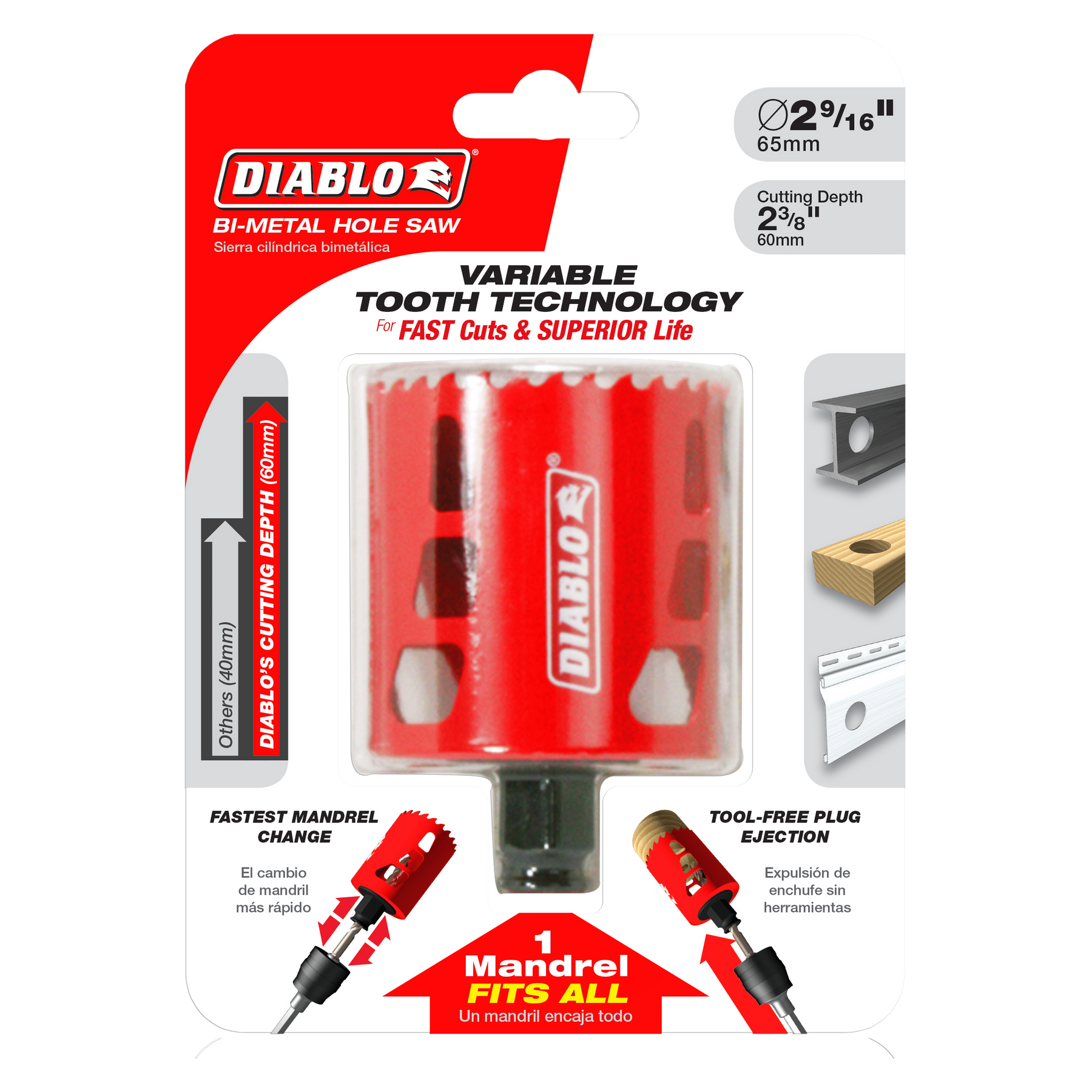 Diablo Bi-Metal Hole Saw