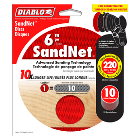 Diablo 6 in. SandNET™ Discs with Connection Pad